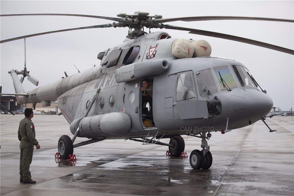 米17直升机参加大型军事演习的必需品