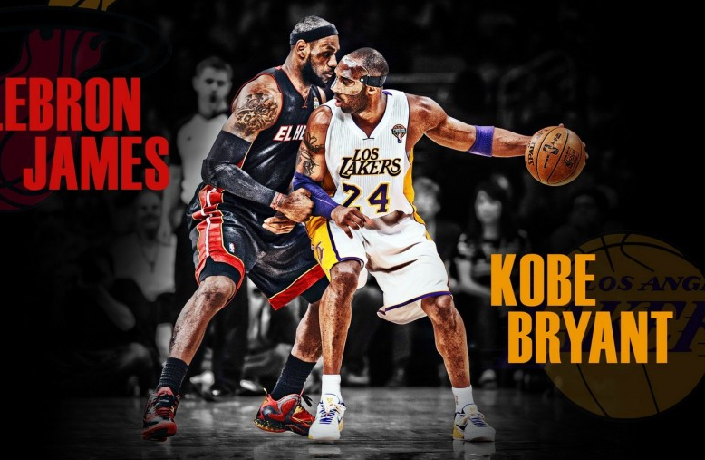 詹姆斯vs科比,谁能剑指篮球之神