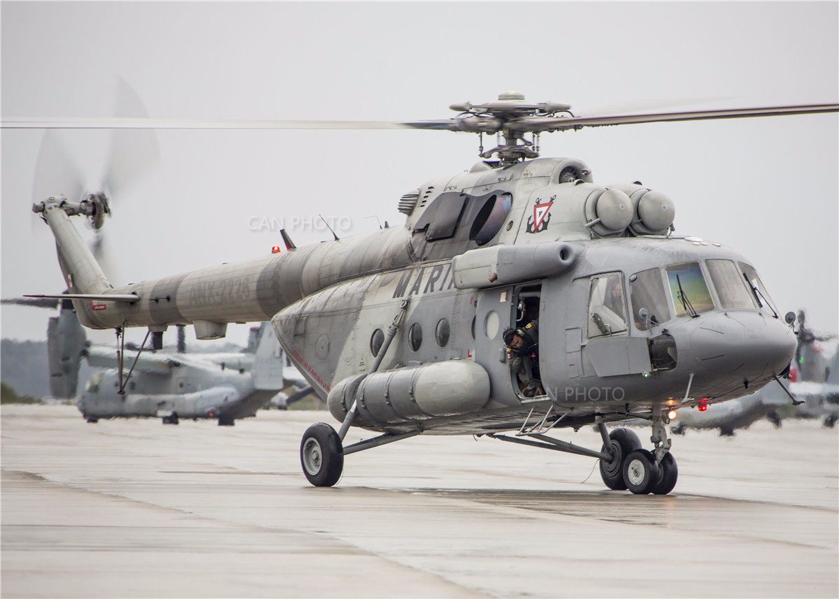 米17直升机参加大型军事演习的必需品