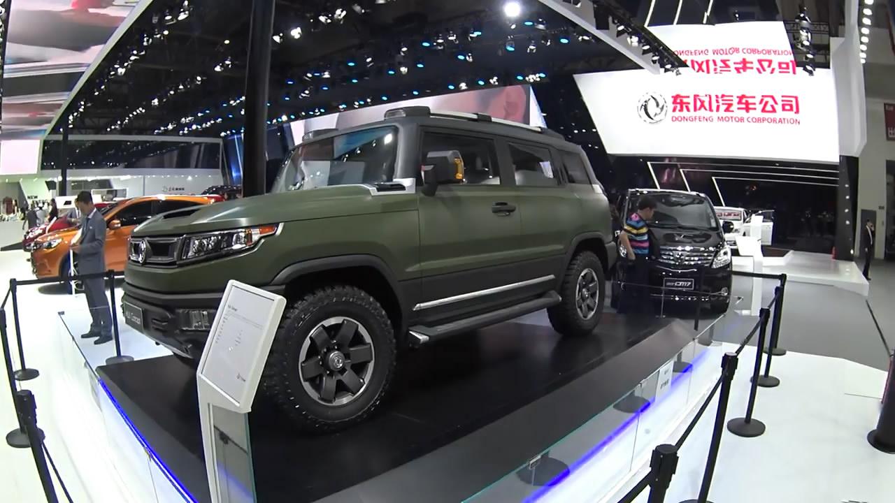 但这次除了北汽以外,还有一款民用版硬派越野——东风风神huv