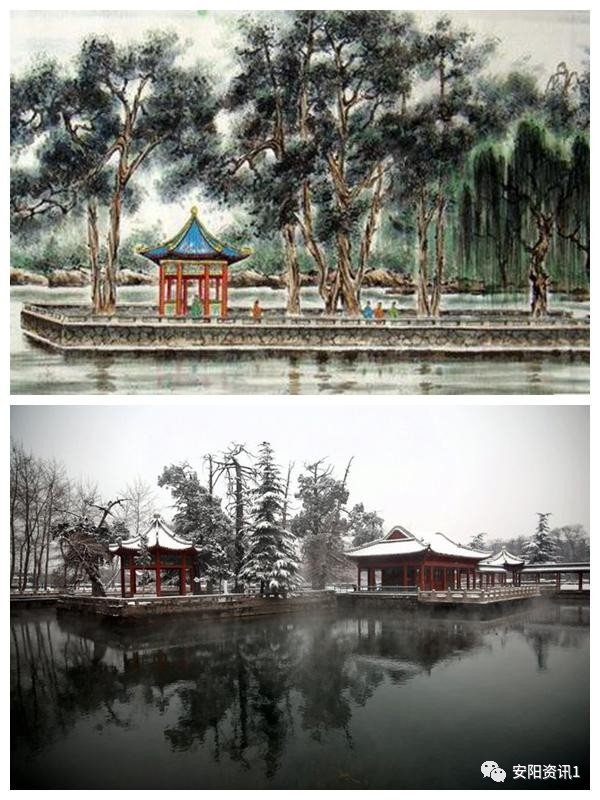 老画家重现安阳古时八大景原貌！古今旧址对比，感叹自然变迁|安阳|古今|片石_新浪新闻