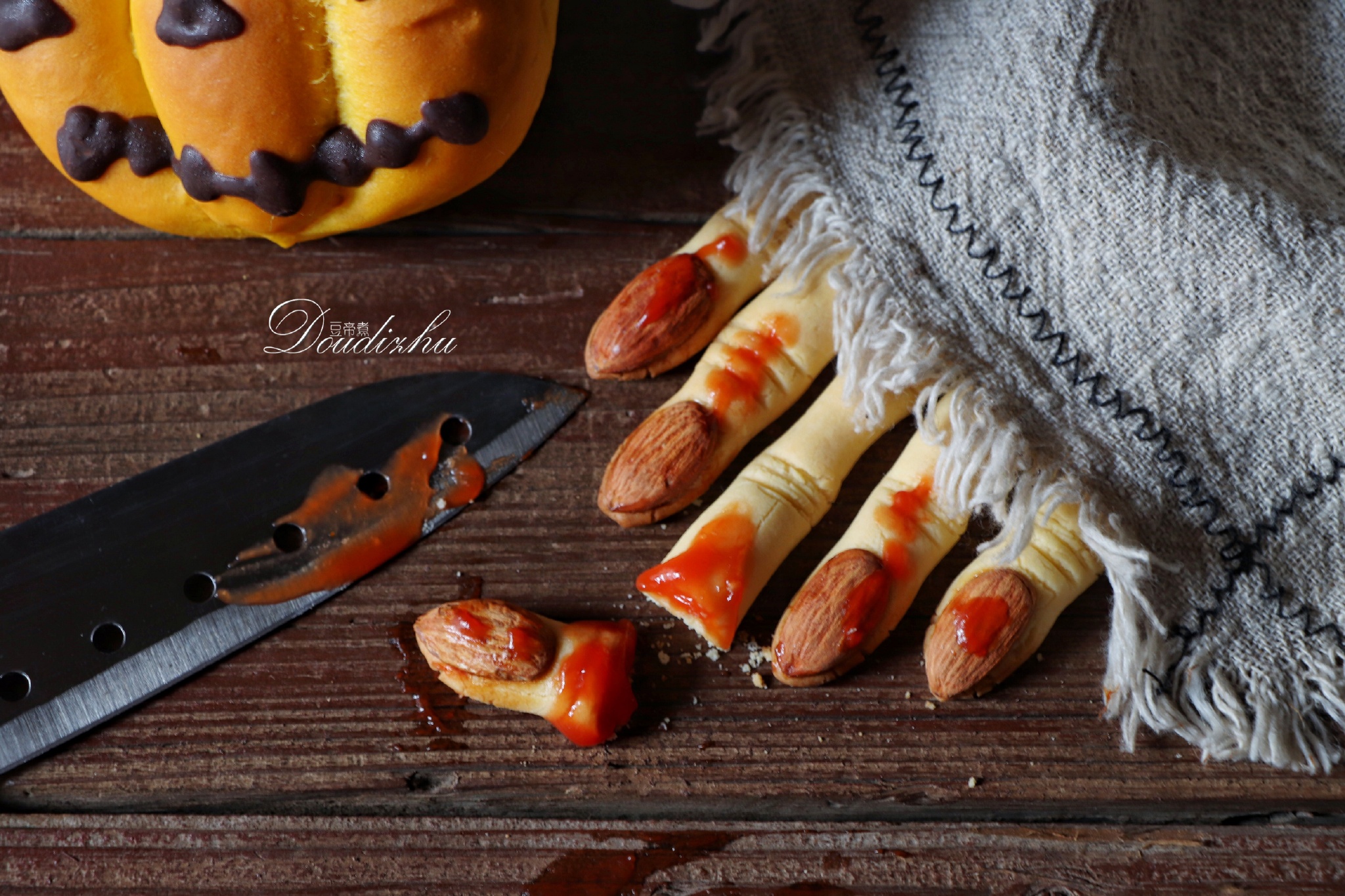 恐怖女巫手指,过万圣节必备,详细教程让你轻松做,配方拿走试试