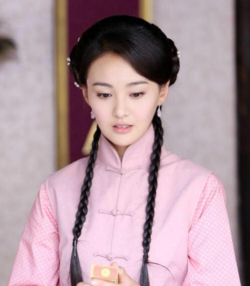 赵丽颖民国风的打扮来了,看起来真的很酷!