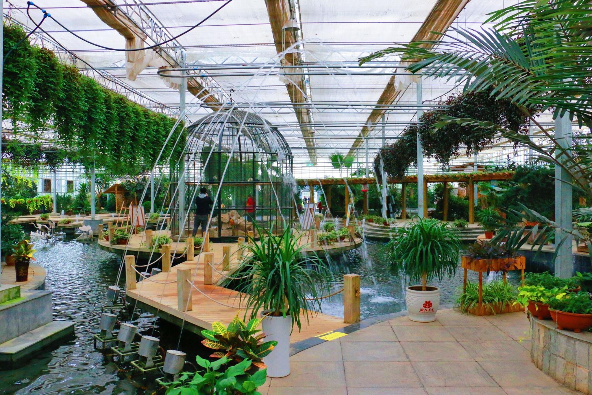 财神庙拜华夏第一正财神 曲江农博园寻找绿色童年