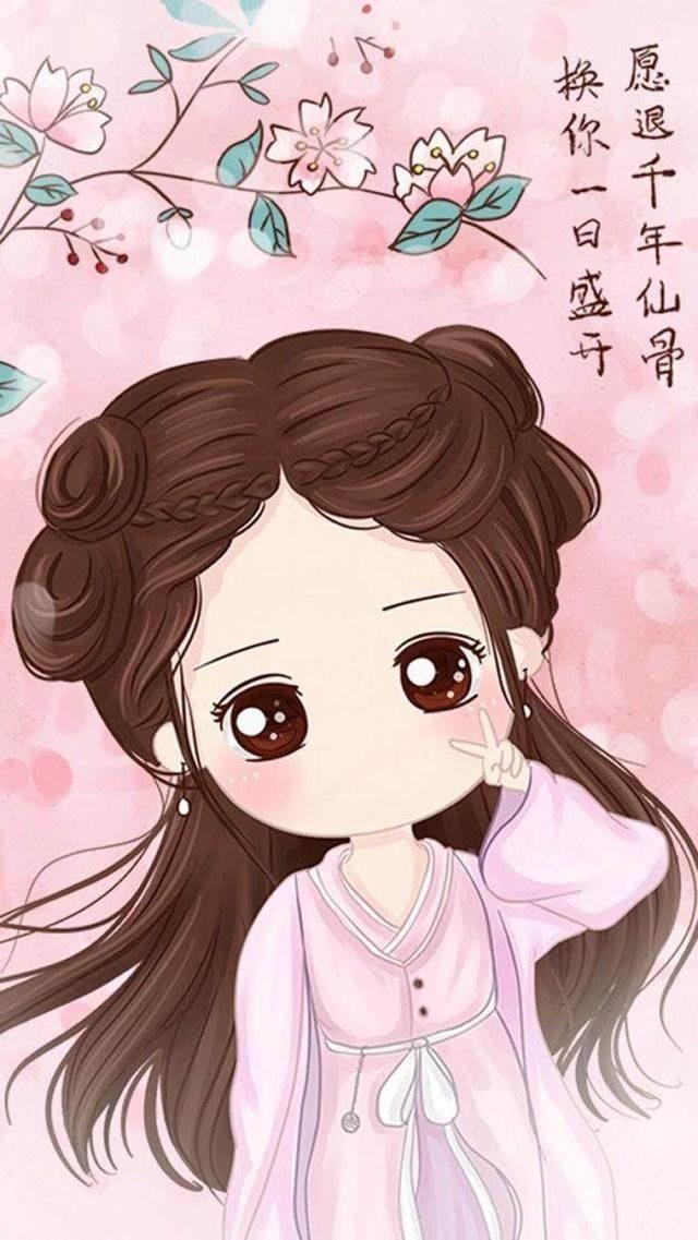 女星的卡通q画图,赵丽颖萌萌哒,看到迪丽热巴泪崩了!