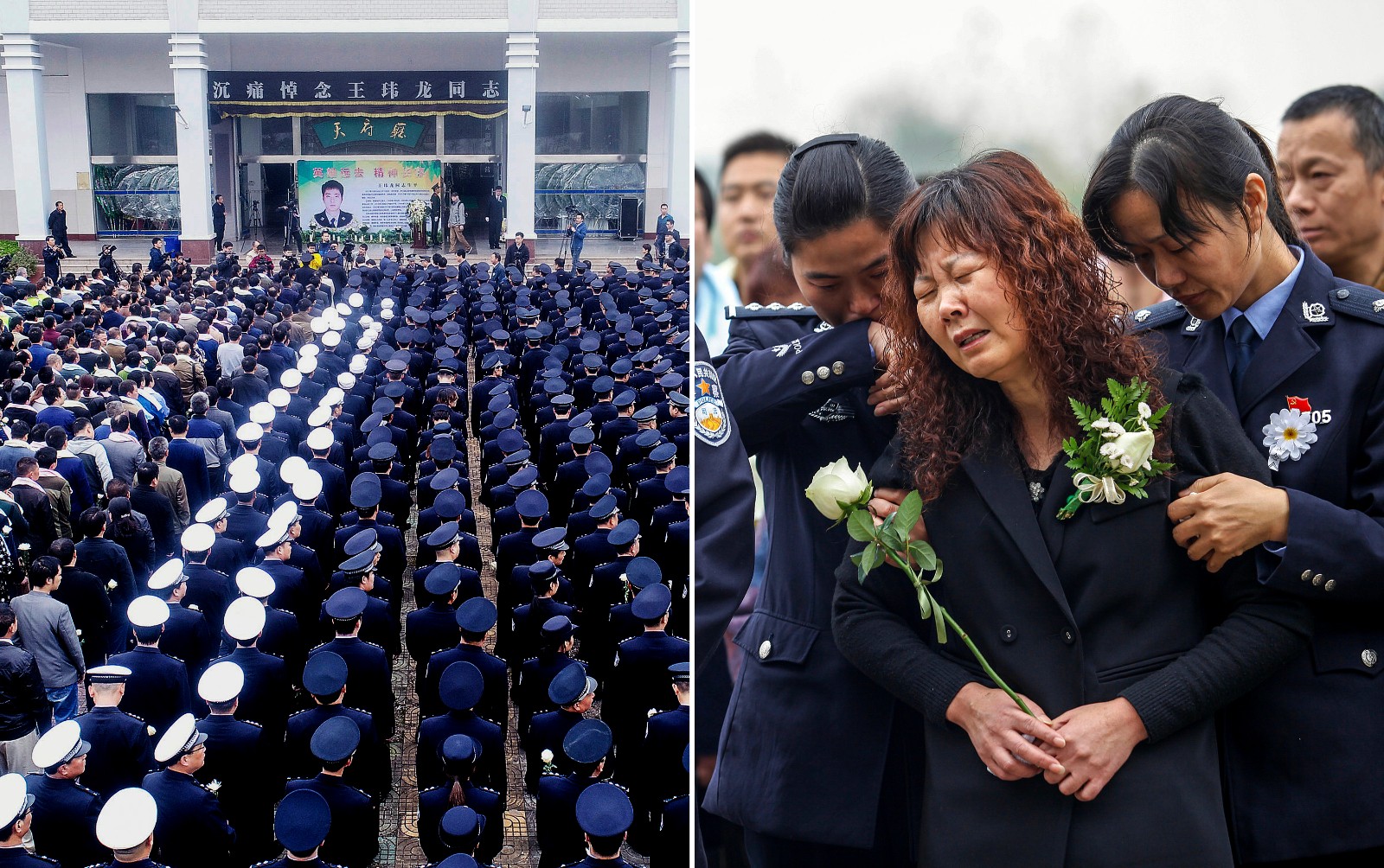 29岁新婚民警牺牲在抓捕路上,千人泪别英雄|王玮龙|民警|新婚_新浪