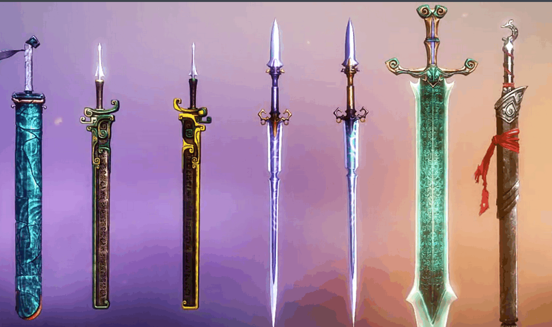 越王八剑分别是黑白玄翦,真刚,转魄,灭魂,魍魉双剑,断水以及惊鯢和掩