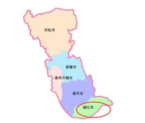 靖江市乡镇详细地图图片