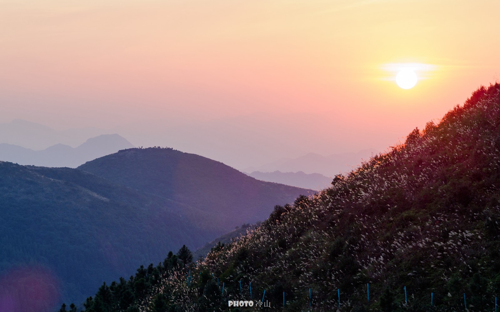永泰云顶,重阳节登高看夕阳