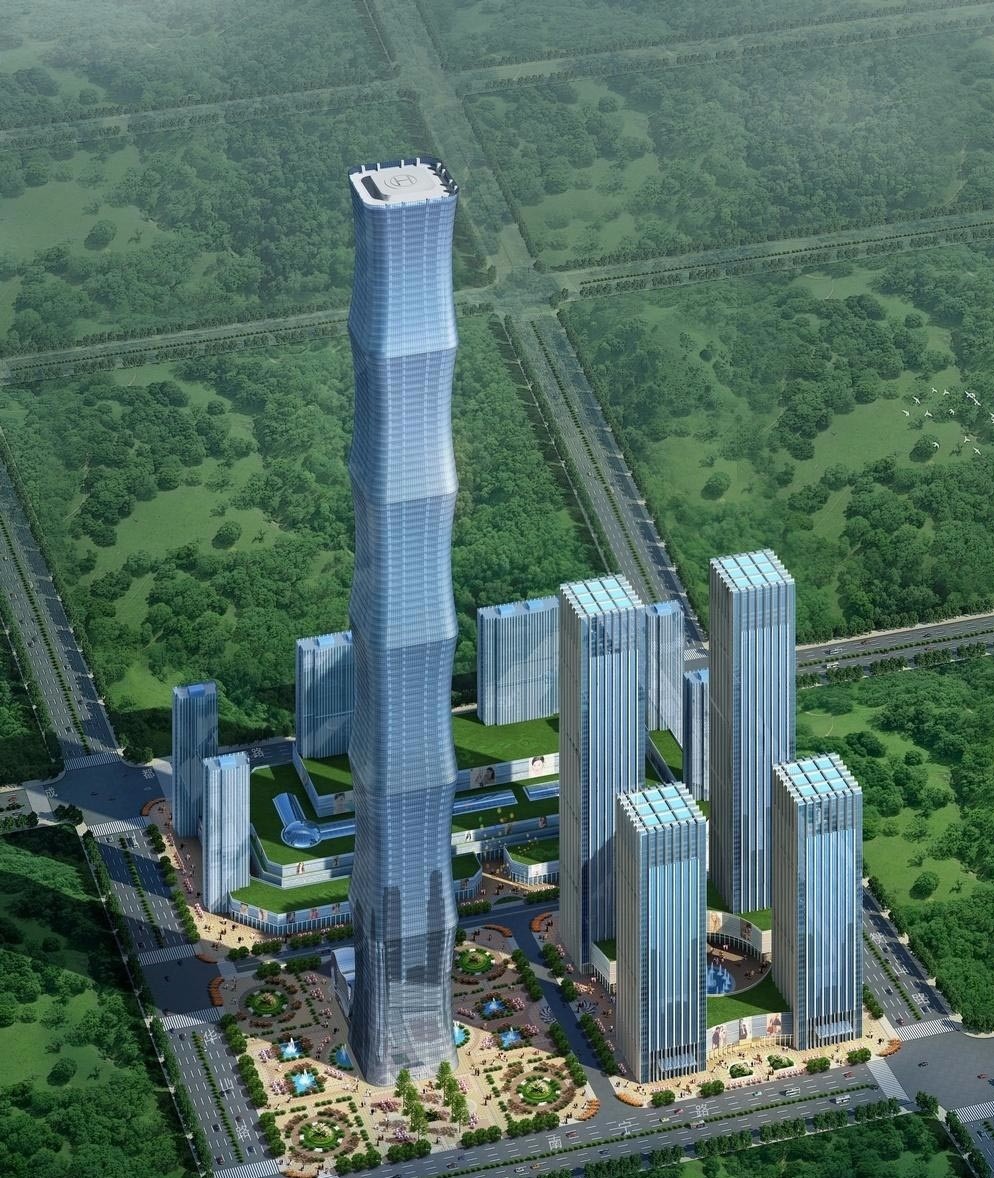 合肥城市天际线,安徽第一高楼霸气外露