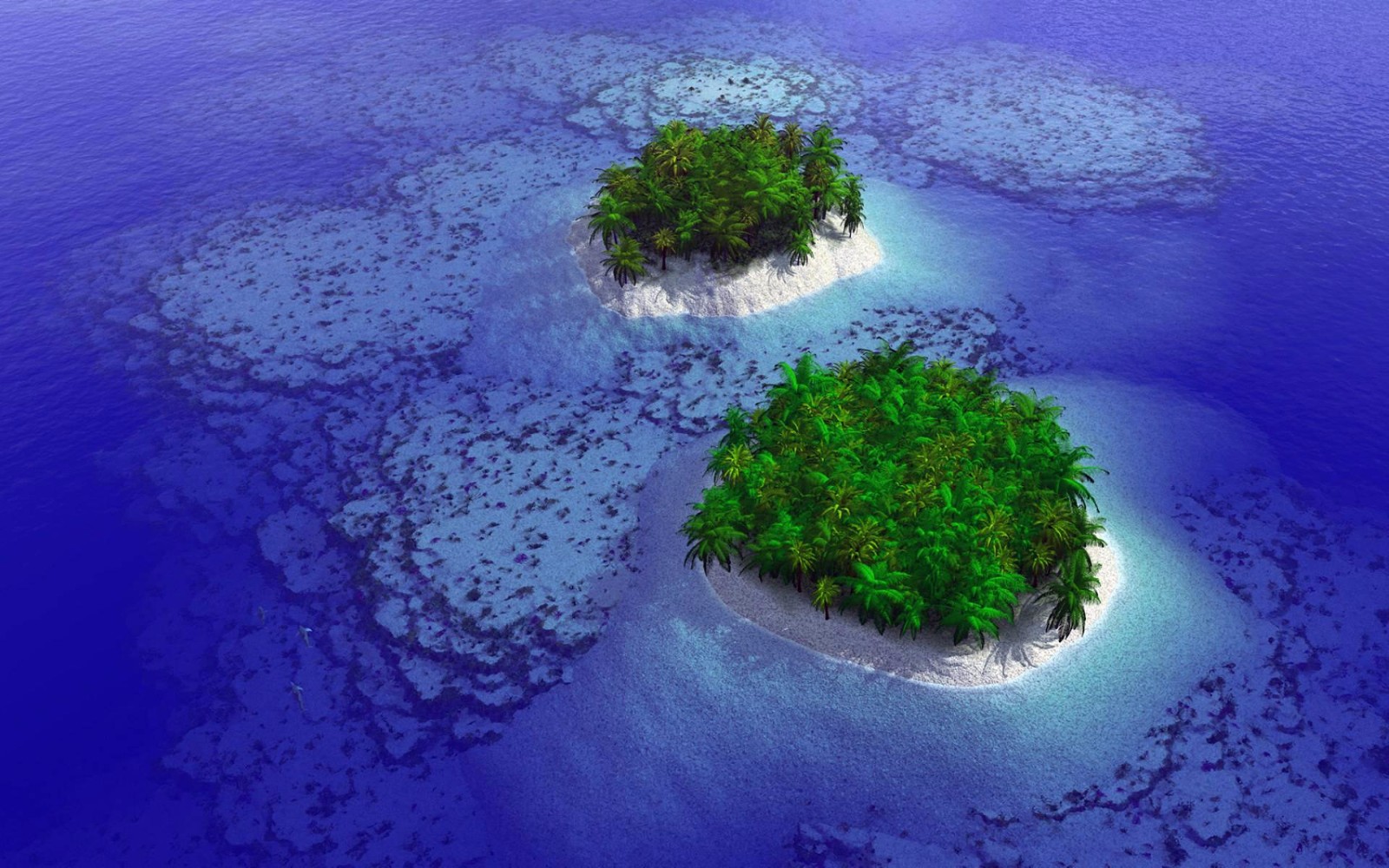 八张与世隔绝的海岛照片,还好没被困在上面,最后一座心形岛