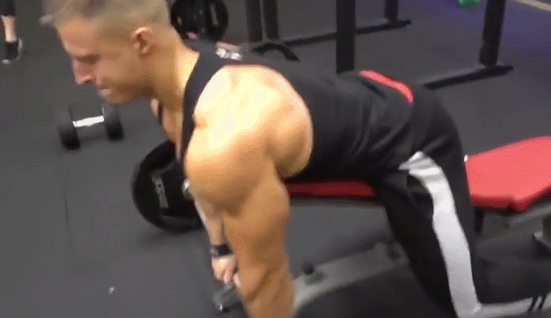 动作二：背阔肌下拉