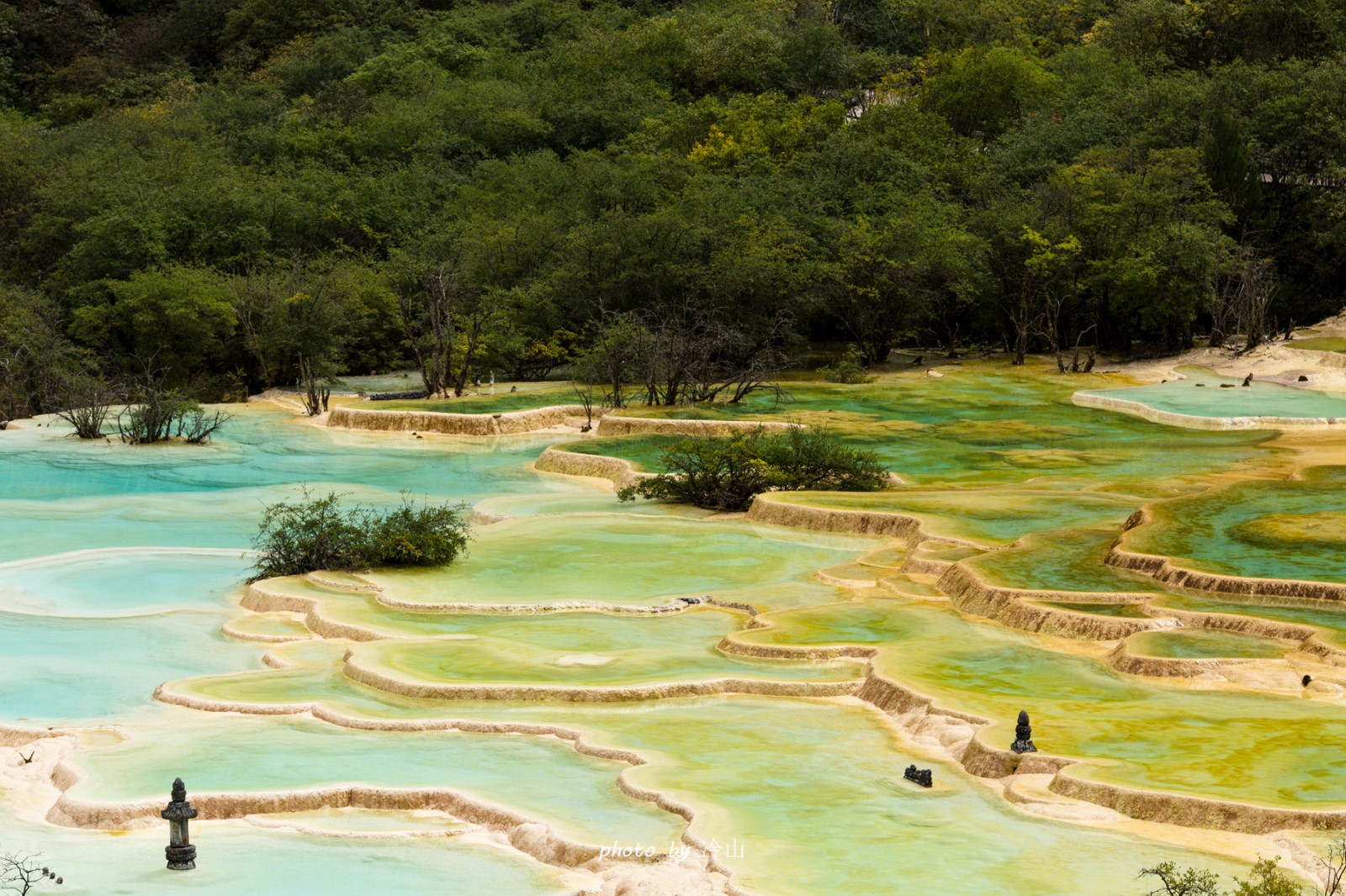 黄龙的秋天,不逊九寨美景