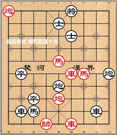 象棋古谱赏析《适情雅趣》第139局并驾连驱