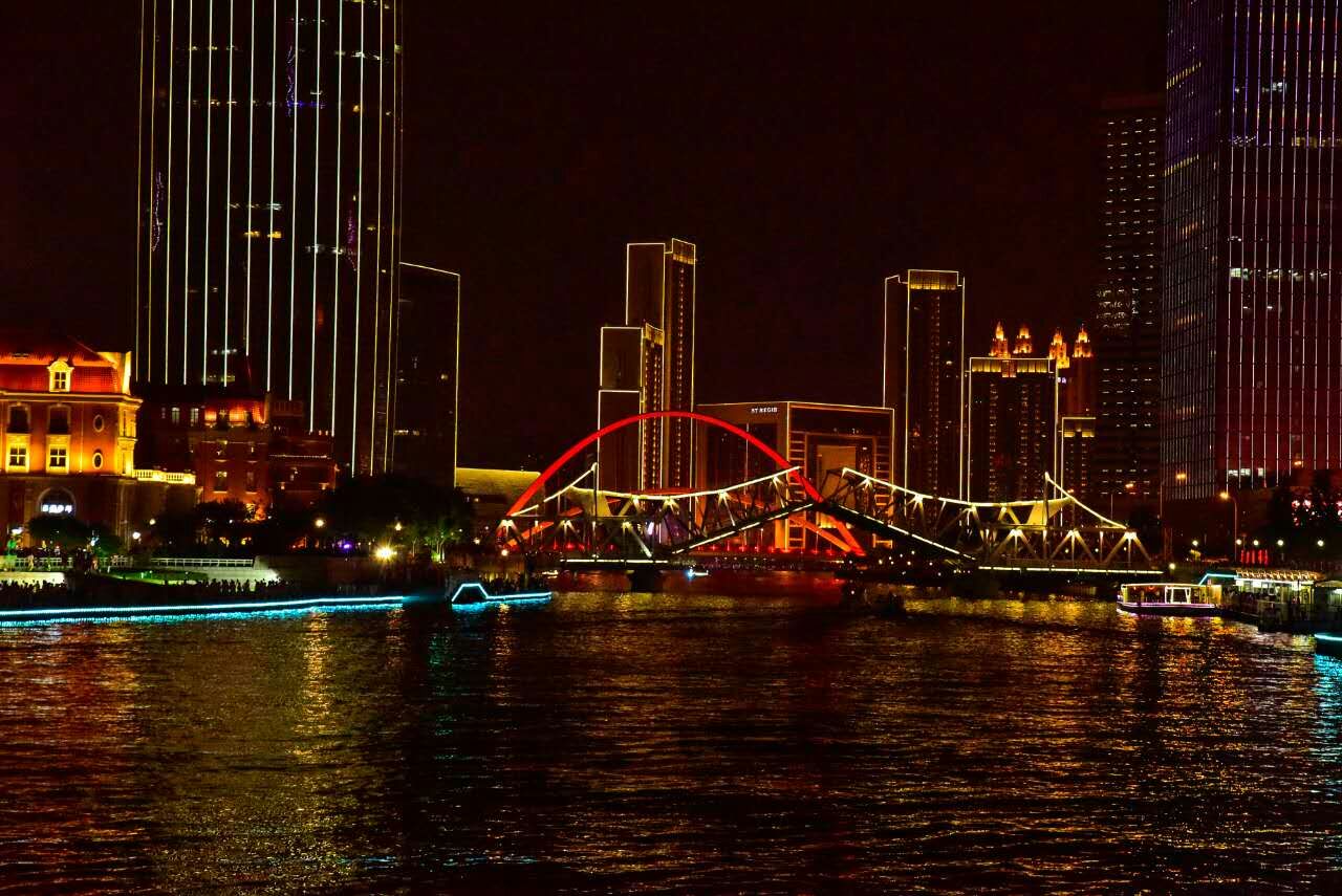 天津市解放桥开桥!_新浪看点