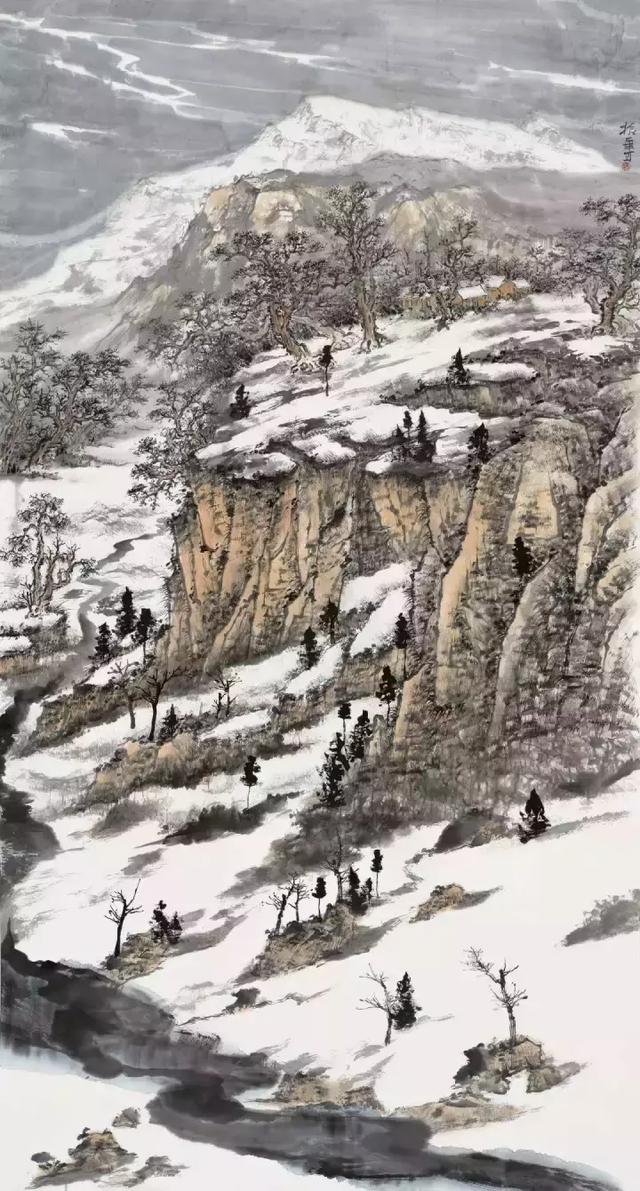 山水画家杨振华作品欣赏__财经头条