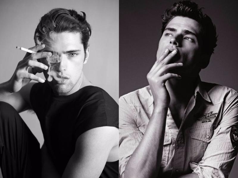 跟当今身价最高男模sean opry学摆pose