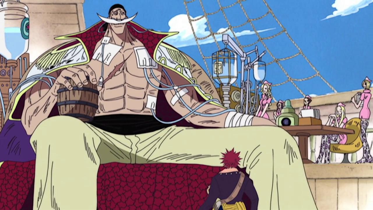 为了说明四皇比大将强,尾田做了两个平衡,才让赤犬和白胡子交手