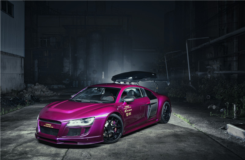 咄咄逼人的四环武士 奥迪r8改装鉴赏!