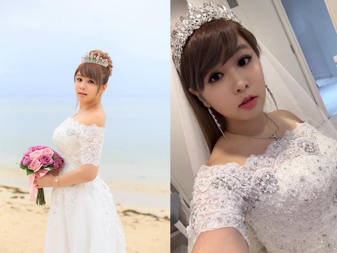 《仙剑奇侠传》中饰演丁香兰的台湾艺人小小瑜(张芯瑜)结婚了,她今日