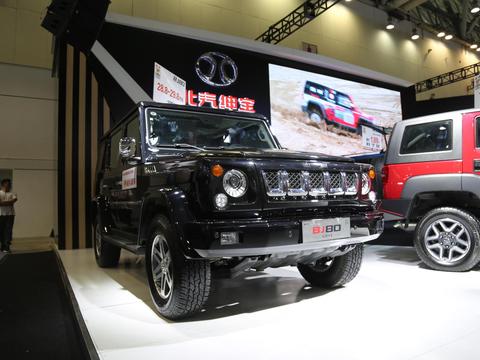 北京bj80,30万级别国产硬派越野车,车展实拍!