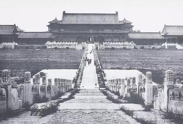 老照片,100年前的北京城