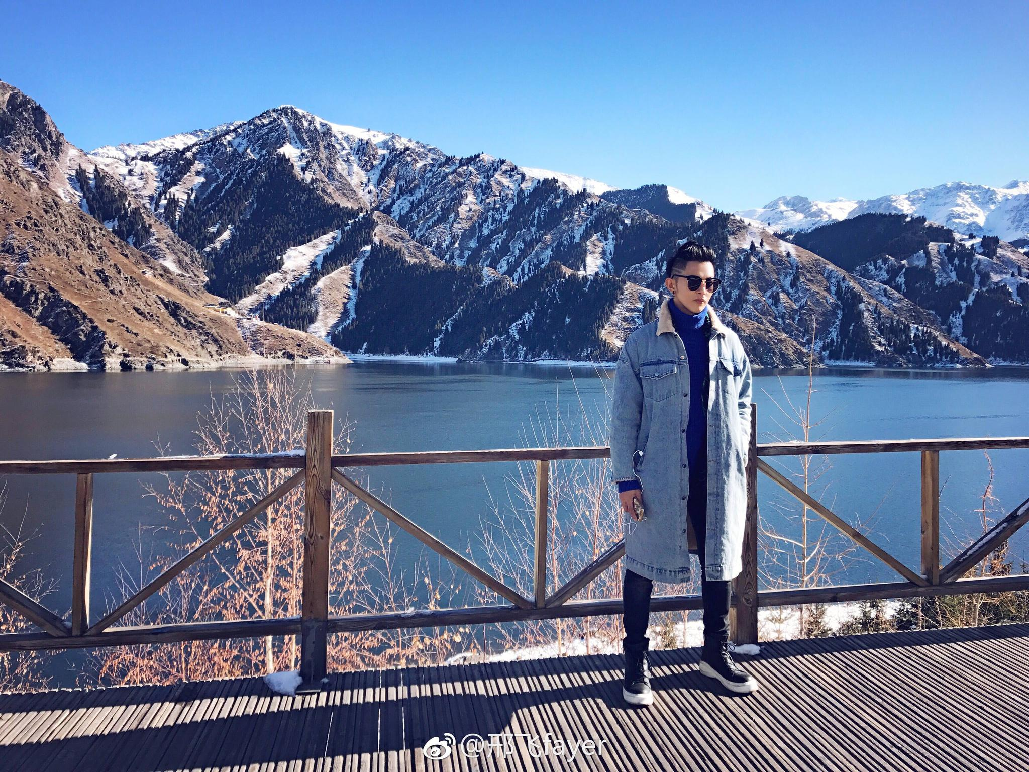 汪东城新疆天池美景配美男_新浪看点