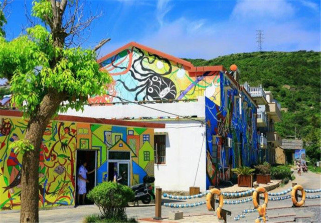 1,舟山嵊泗壁画村