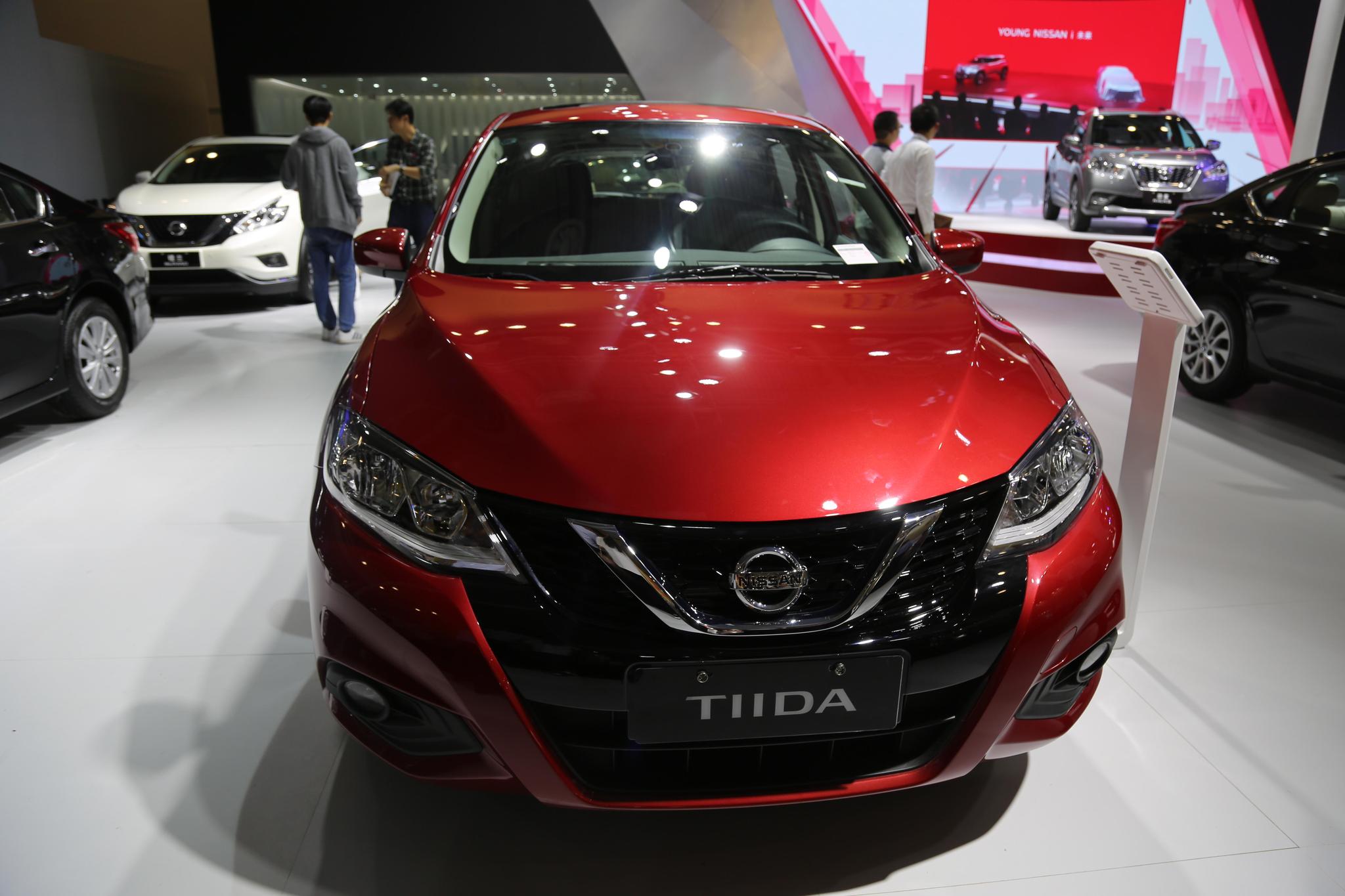 东风日产骐达10万级别炫动两厢车车展实拍