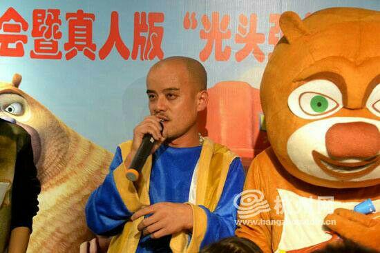 熊大熊二,光头强的配音原来是他们,看真人版光头强有多酷