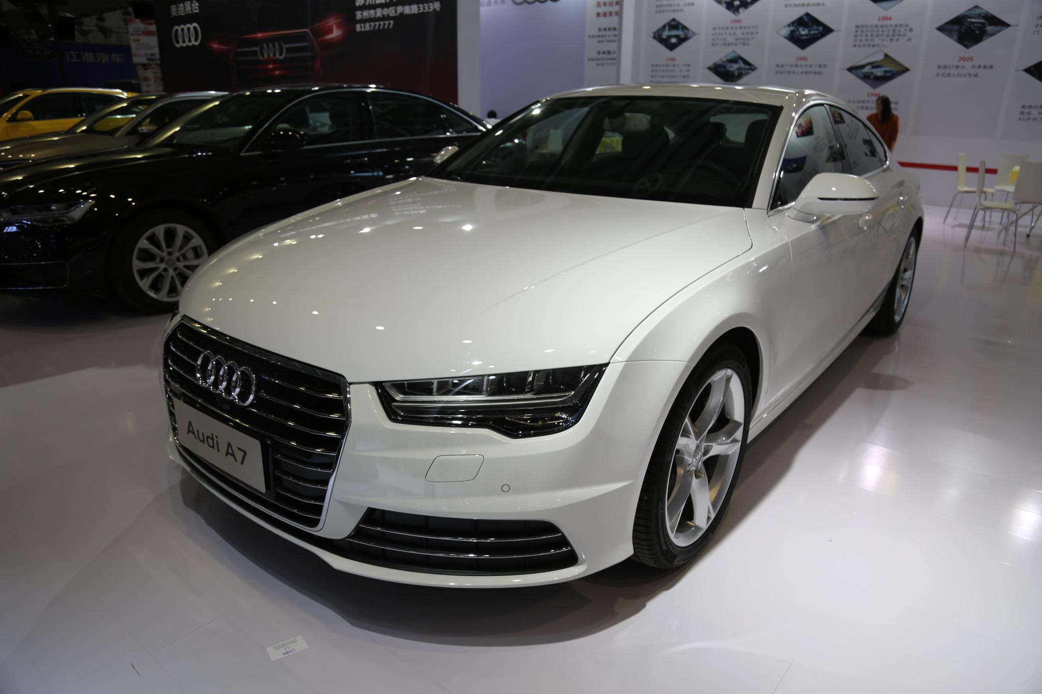 全新奥迪a7 sportback,80万级别四门轿跑车,车展实拍!