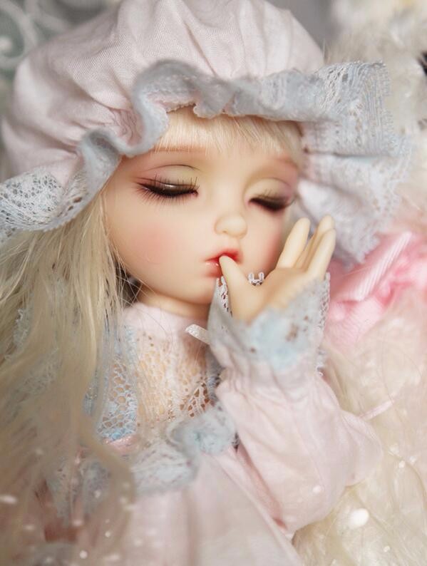 娃社:bambicrony的bjd娃娃比芭比娃娃更可爱,满足你的少女心
