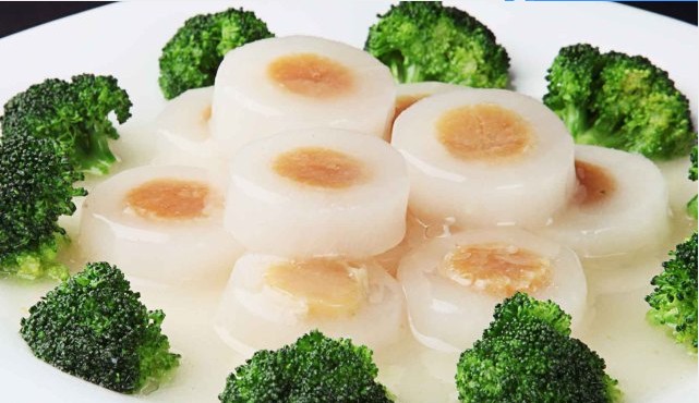 闽菜经典:扳指干贝,鲜蔬搭配降血压