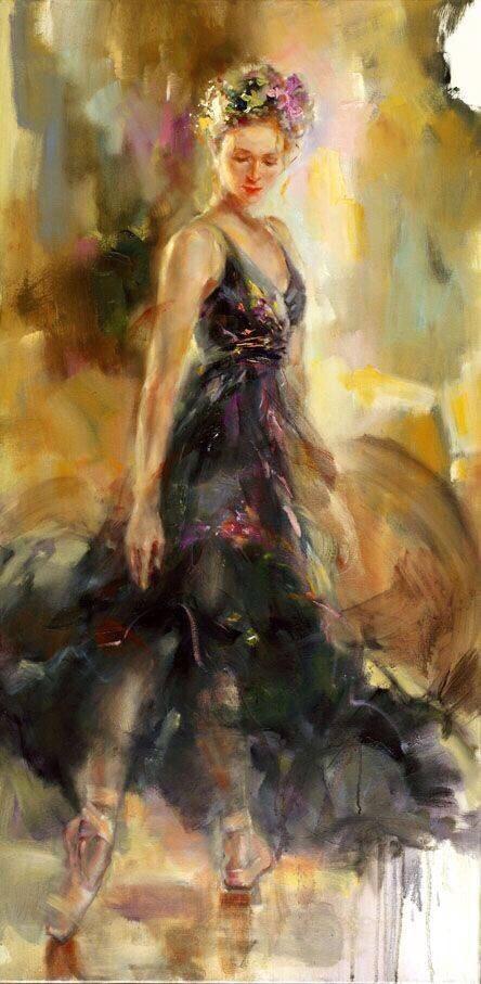 俄罗斯女画家油画中那些青春靓丽的美少女