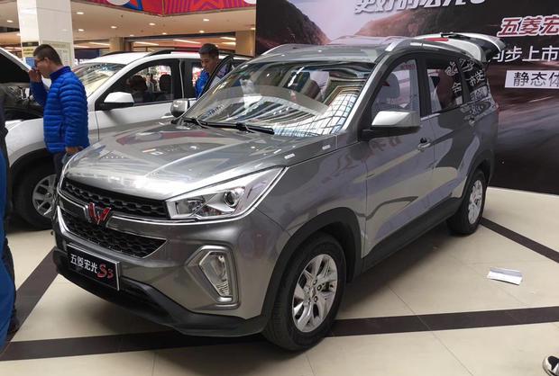 五菱宏光s3太原区域上市,售价5.68万元至8.18万元