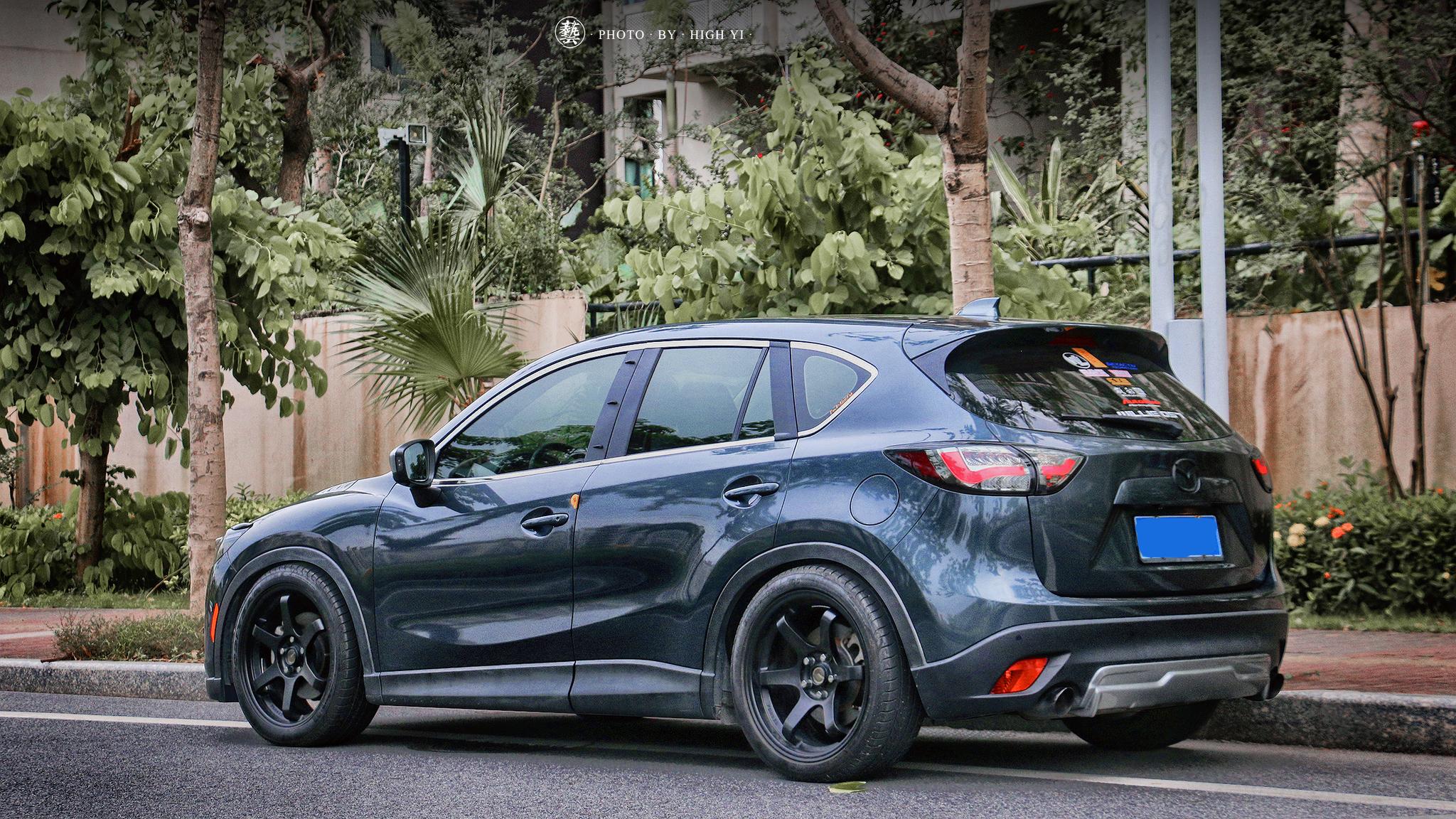 低调又神秘的鬼面中网,珠海车友的马自达cx-5改装案例!