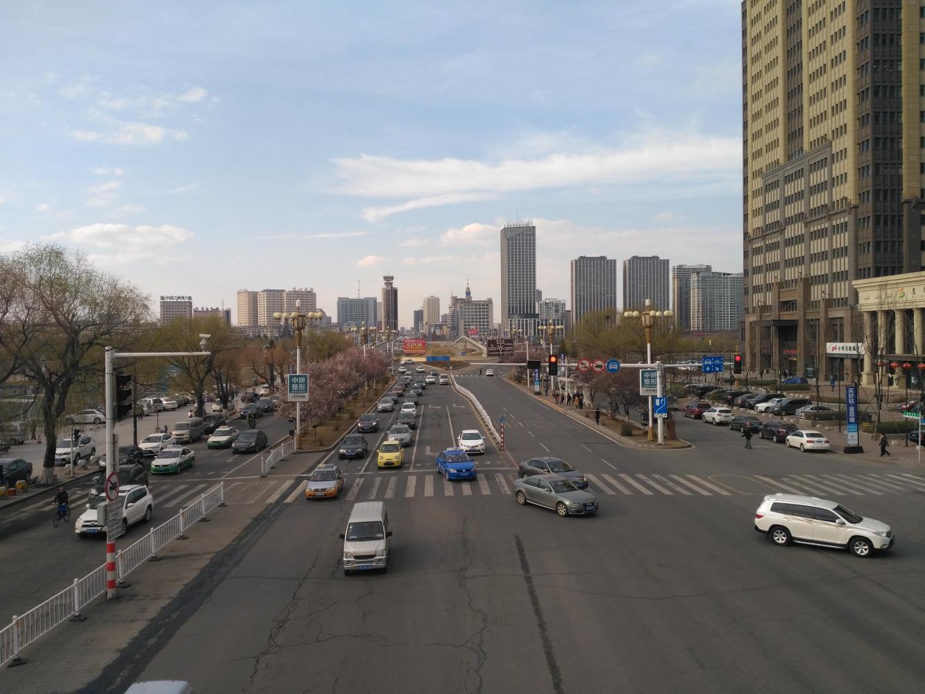 吉林市街景图图片