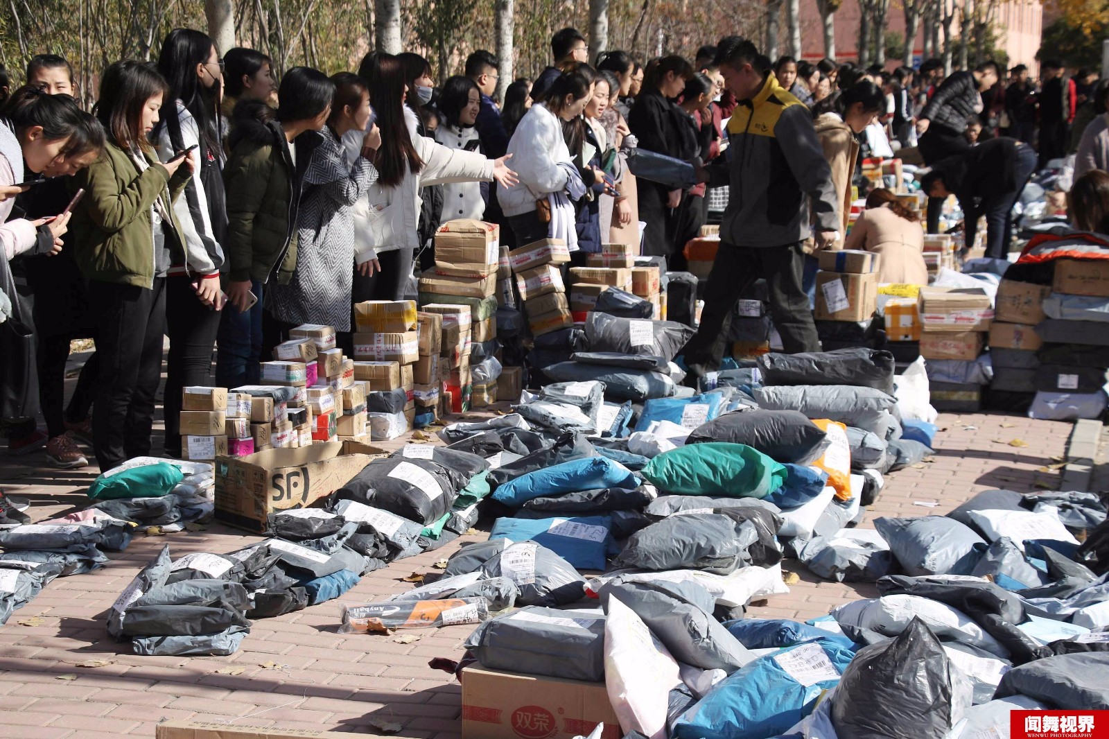 统计显示,2016年大学生在网购中,服装占全部支付金额的20.