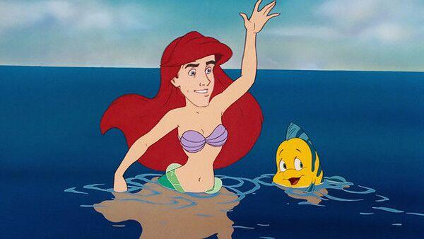 长着鱼尾戴着贝壳bra的老男人,啊~!还我对人鱼公主的幻想! ⑦爱洛