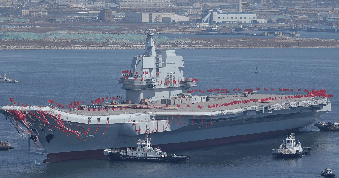 中国002航母火力如何, 满载排水量8万吨, 美军直言不能忽视
