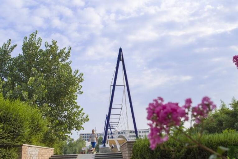 郑州数码公园地下停车场项目 地面广场已对外开放