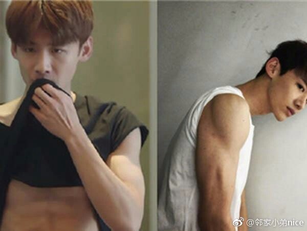 当红小鲜肉腹肌大pk 陈伟霆鹿晗易烊千玺谁赢了