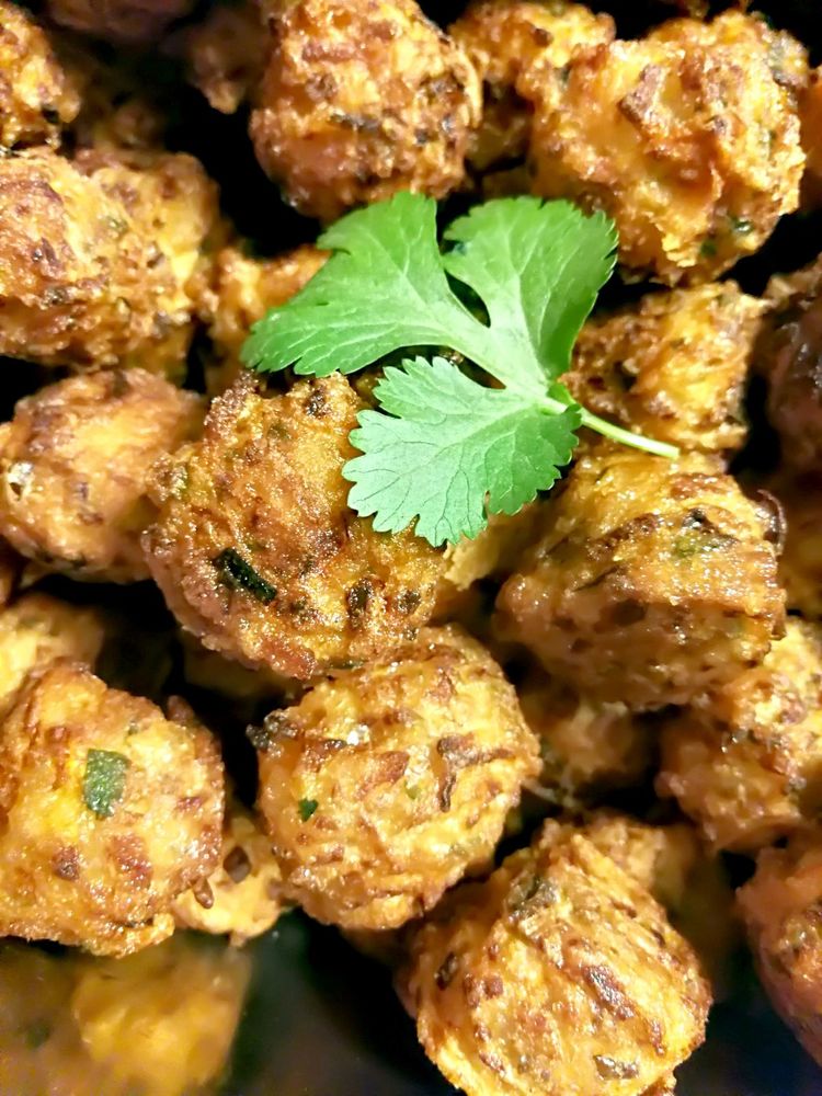 油炸素丸子的家常做法,超好吃