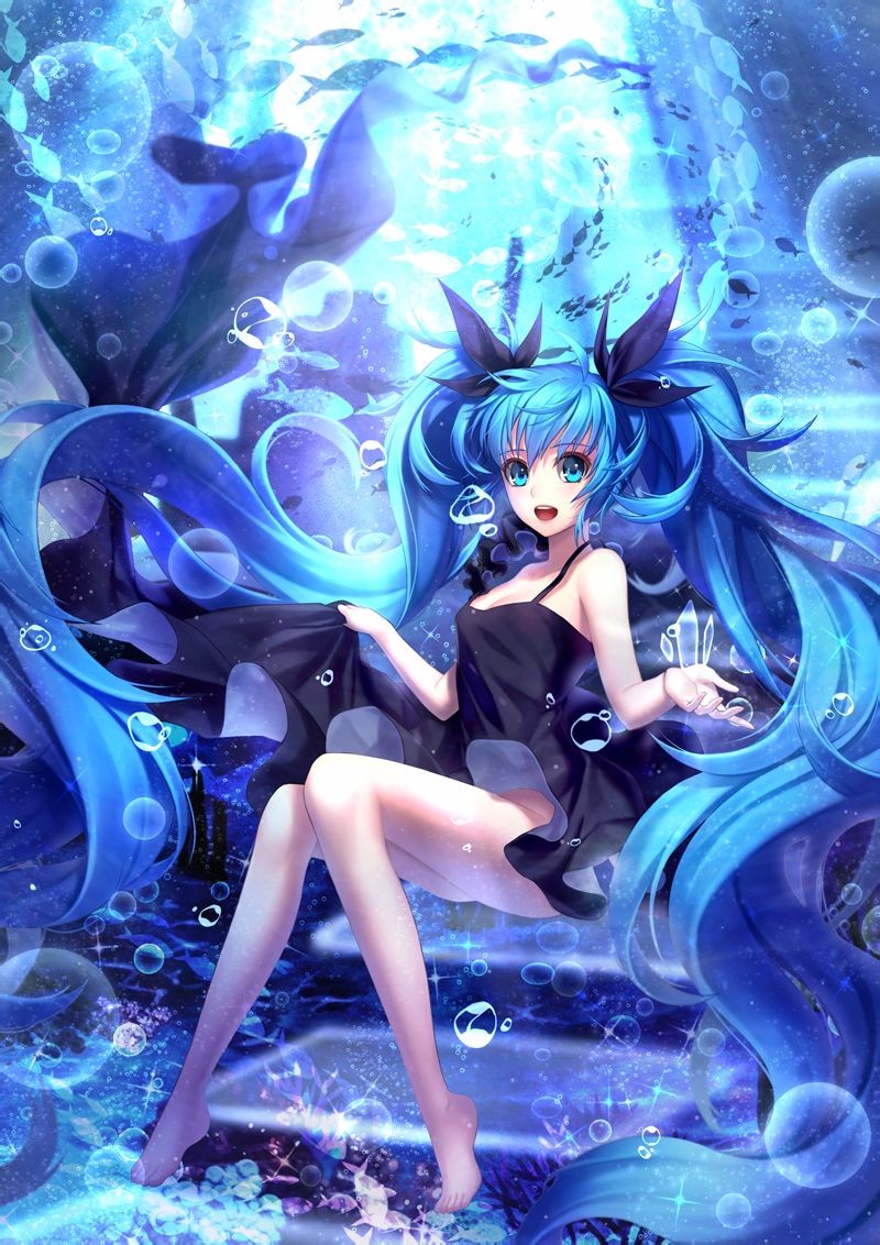 动漫二次元初音未来初音未来水中的世界最唯美
