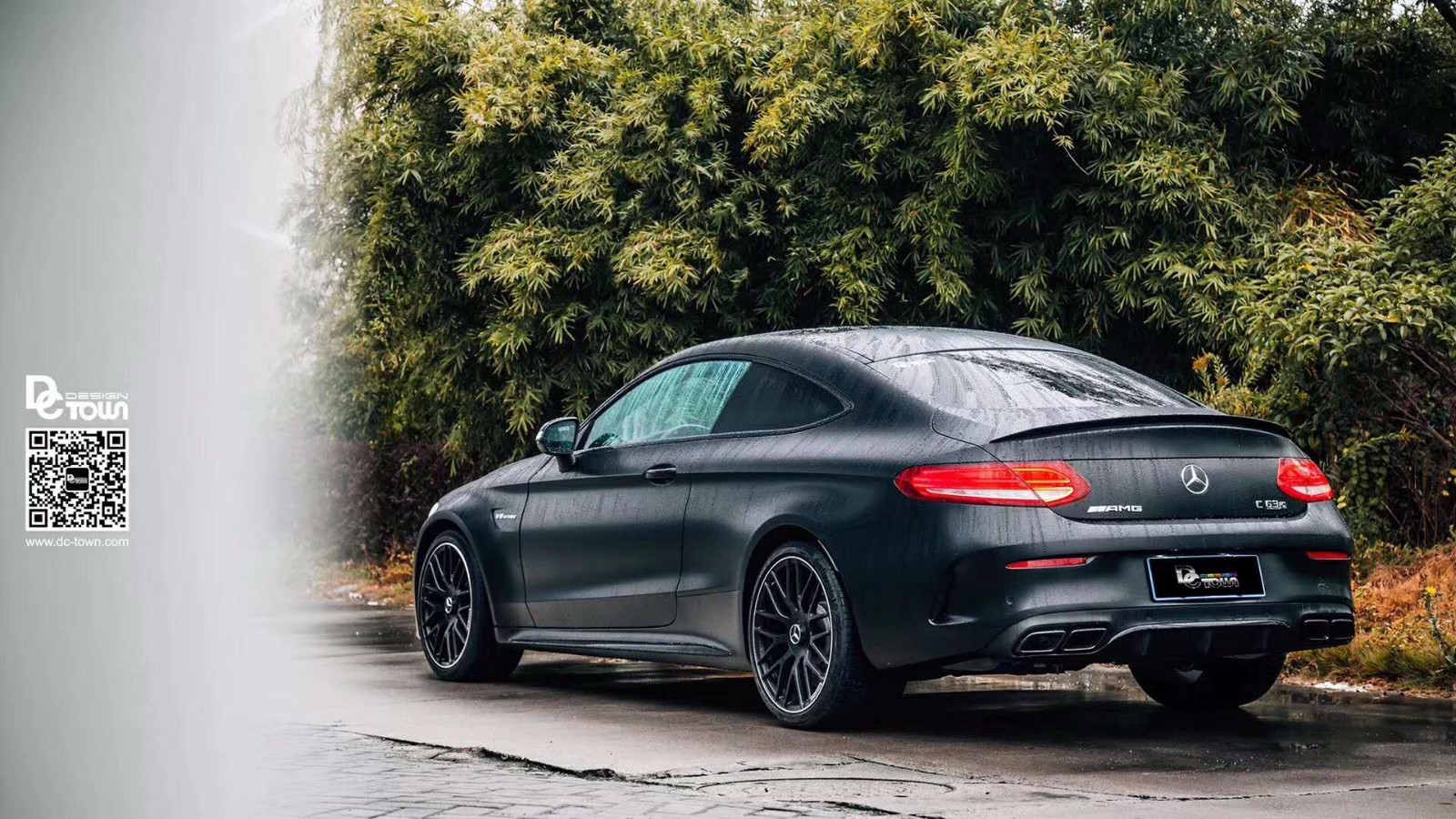 奔驰c63s 陶瓷黑涂装 帅到没朋友