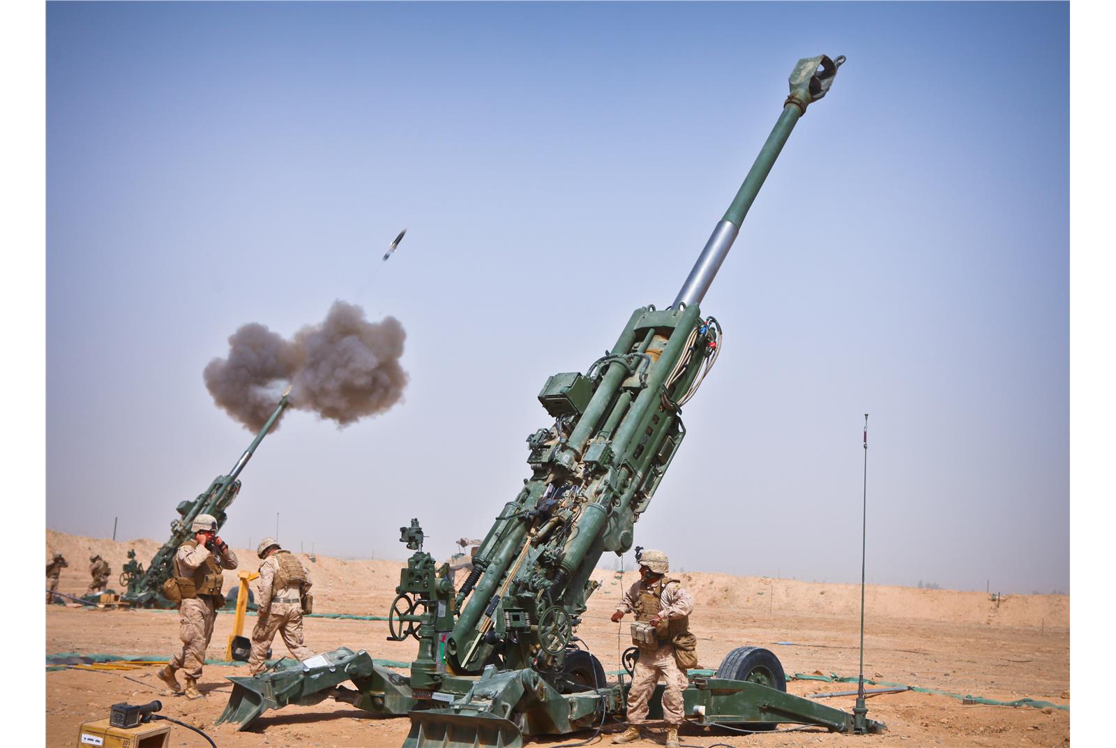 称其为了提供最大程度的火力支持,甚至有2门m777榴弹炮因连续发