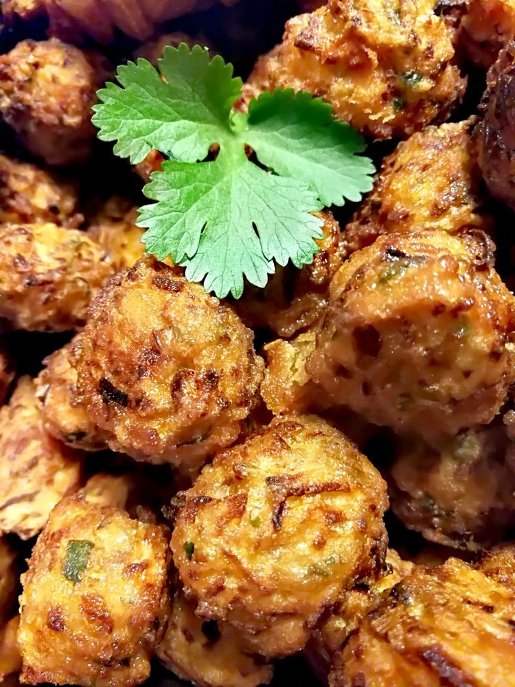 油炸素丸子的家常做法,超好吃