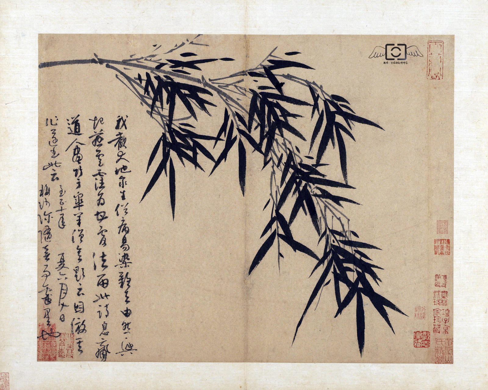 鉴赏元四家之画竹大师吴镇 的《墨竹谱》|吴镇|墨竹|大师_新浪新闻
