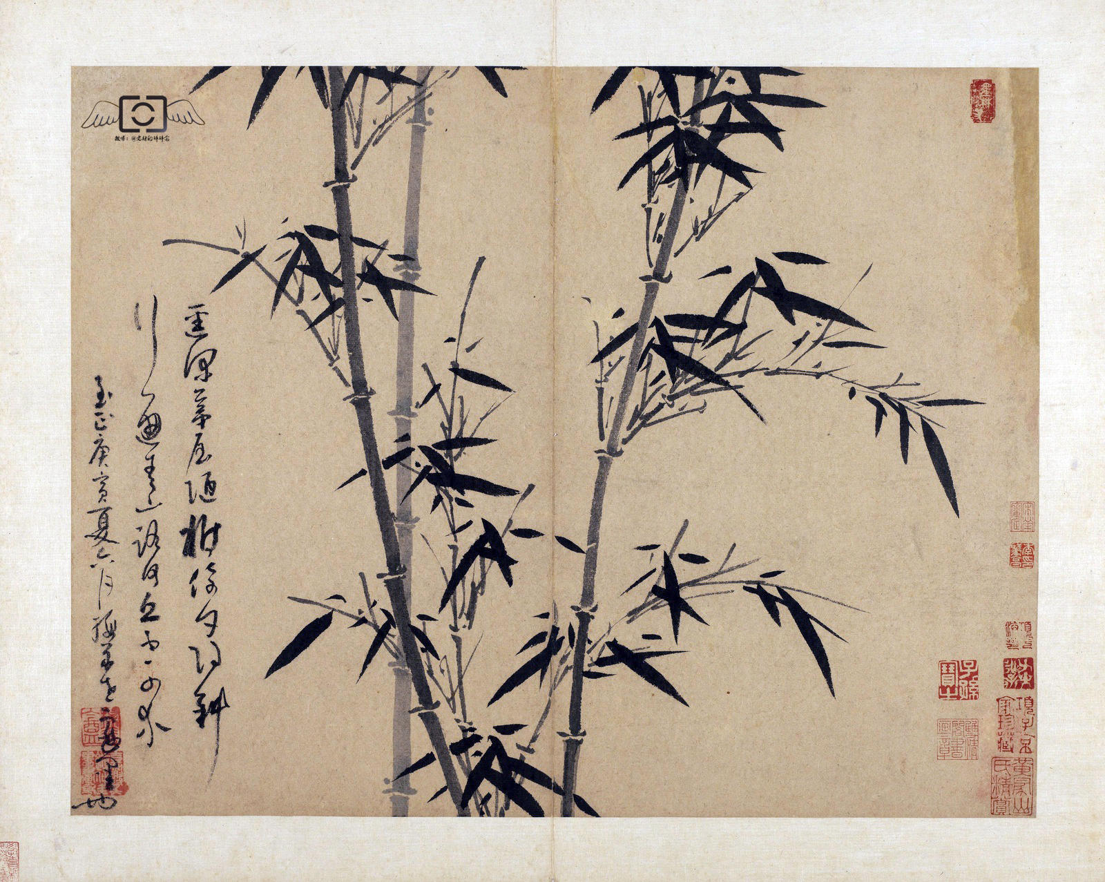 鉴赏元四家之画竹大师吴镇的墨竹谱