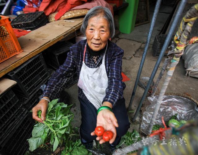 晴隆赶早集,卖菜的都是四里八乡的留守老人,看看他们都卖些什么